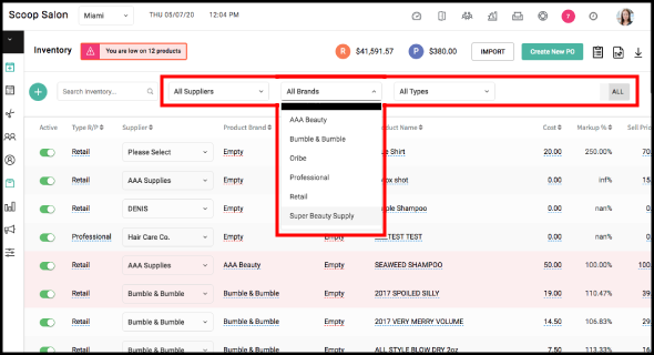 easy csv editor for inventory managment