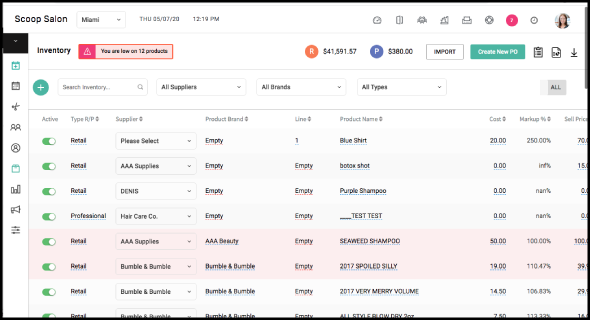 easy csv editor for inventory managment